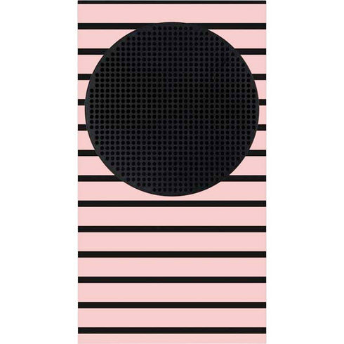 Pink and Black Stripes Xbox Series S Skins